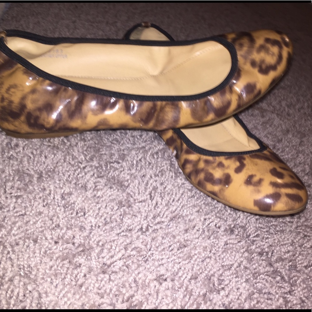 J Crew cheetah print flats